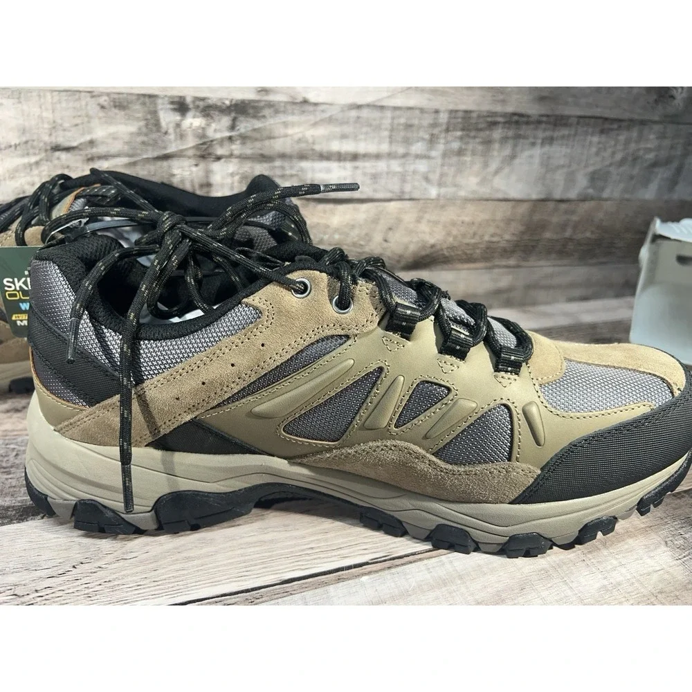 Skechers‎ Men's Waterproof Hiking Shoes Camping Brown Size 13